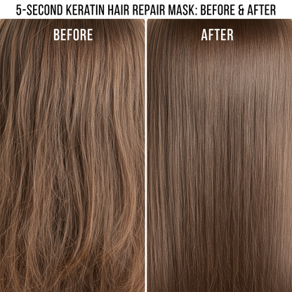 Magical Keratin Hair Mask 5 Seconds Repair Damaged Frizzy Hair Soft Smooth Shiny Nutrition Deep Moisturize Nourishing Hair Care