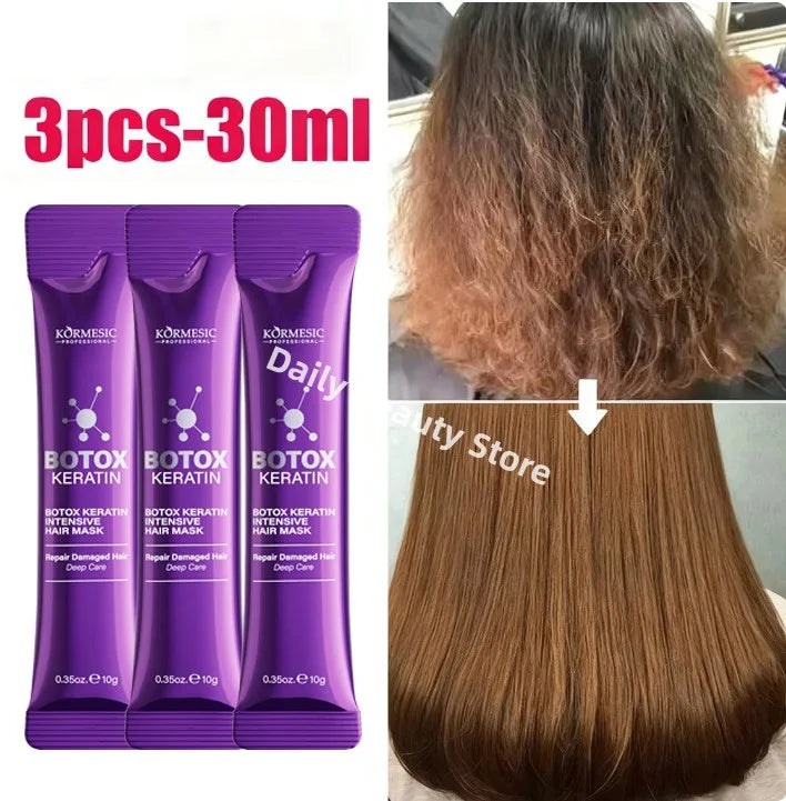 Magical Keratin Hair Mask 5 Seconds Repair Damaged Frizzy Hair Soft Smooth Shiny Nutrition Deep Moisturize Nourishing Hair Care